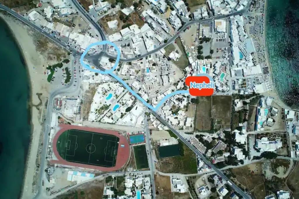'Nepheli' Mykonean Suite Ornósz Kültér fotó